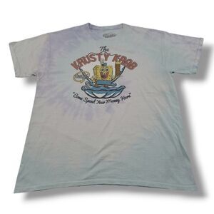 Spongebob Squarepants Shirt Size Large Lrg The Krusty Crab Graphic Print T-Shirt